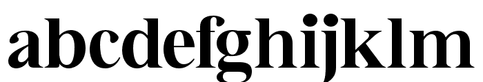 Bia Serif High Bold Font LOWERCASE