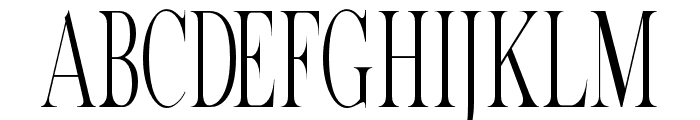 Bia Serif High Light UltraCond Font UPPERCASE