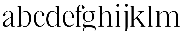 Bia Serif High Light Font LOWERCASE