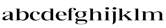 Bia Serif High Med UltExp Font LOWERCASE