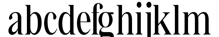 Bia Serif High Medium Condensed Font LOWERCASE