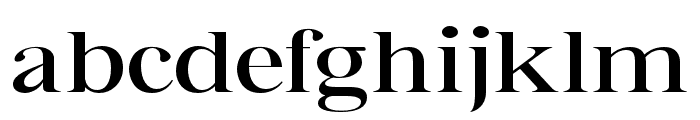 Bia Serif High Medium Expanded Font LOWERCASE