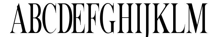 Bia Serif High Medium UltraCond Font UPPERCASE