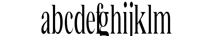 Bia Serif High Medium UltraCond Font LOWERCASE