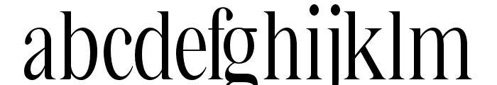 Bia Serif High Reg Cond Font LOWERCASE