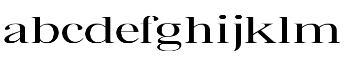 Bia Serif High Reg UltExp Font LOWERCASE