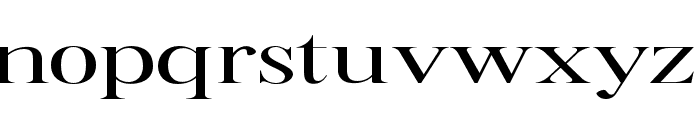 Bia Serif High Reg UltExp Font LOWERCASE