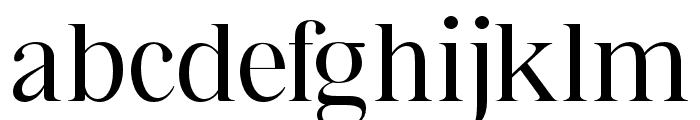 Bia Serif High Regular Font LOWERCASE