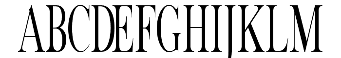 Bia Serif High Rgular UCn Font UPPERCASE