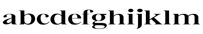 Bia Serif High SemBd UltExp Font LOWERCASE