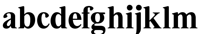 Bia Serif Low Bold Font LOWERCASE