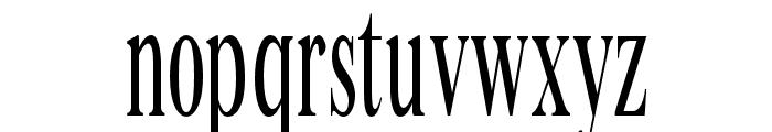 Bia Serif Low Medium UltraCond Font LOWERCASE