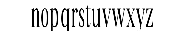 Bia Serif Low Regular UltraCond Font LOWERCASE