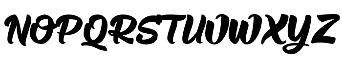Bicklan-Regular Font UPPERCASE