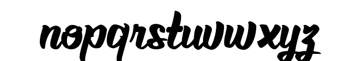 Bicklan-Regular Font LOWERCASE