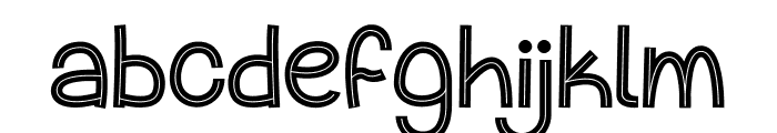 Bicycle Track Font LOWERCASE