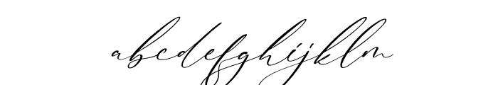 Bidalari Hearter Italic Font LOWERCASE