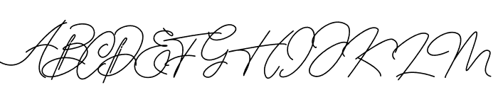 Bielsa Signature Font UPPERCASE