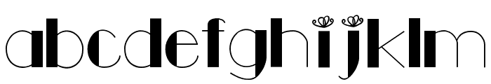 Big Bows Regular Font LOWERCASE