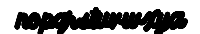 Big Brow Black Font LOWERCASE