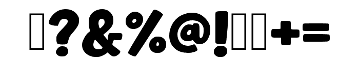 Big Bubble Regular Font OTHER CHARS