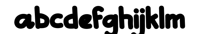 Big Family Font LOWERCASE