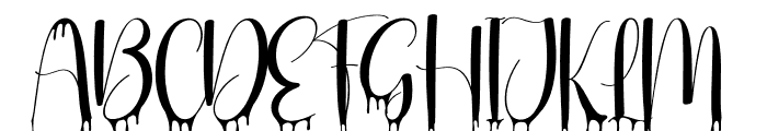 Big Ghost Font UPPERCASE