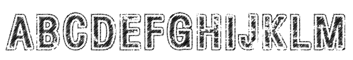 Big Grunge Font LOWERCASE