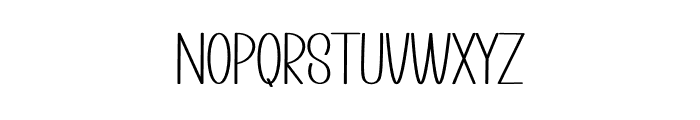 Big Home Font LOWERCASE