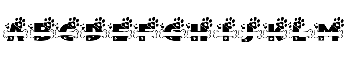 Big Paw Regular Font LOWERCASE