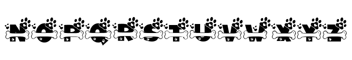 Big Paw Regular Font LOWERCASE