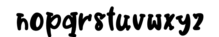 BigHoliday Font LOWERCASE