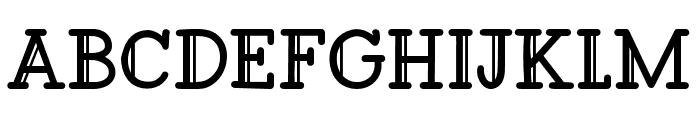 BigLawyerRegular Font LOWERCASE