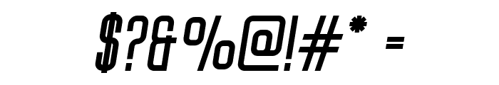 BigStem-Oblique Font OTHER CHARS