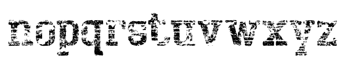 BigboyOTEighty-Regular Font LOWERCASE