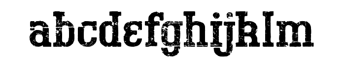BigboyOTFifty-Regular Font LOWERCASE