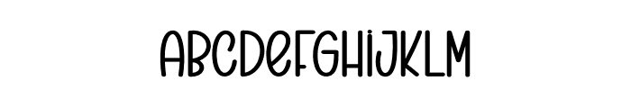 Bigday Christmas Font LOWERCASE