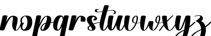 Bigde Font LOWERCASE