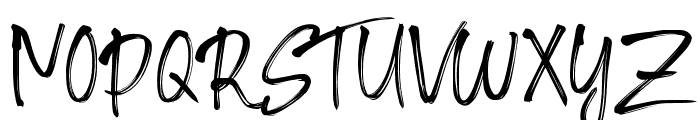 Bighsstreak Font UPPERCASE