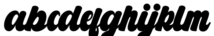 Bigland Retro Font LOWERCASE