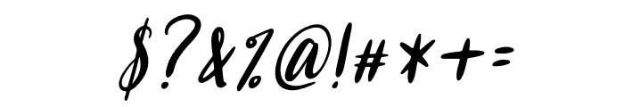 Biglove Italic Italic Font OTHER CHARS