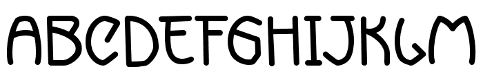 Bigmouth Font UPPERCASE