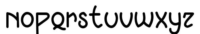 BigmouthRegular Font LOWERCASE