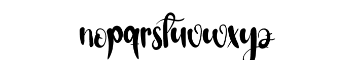 Bignature Font LOWERCASE