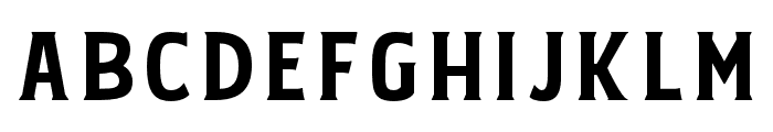 Bignord Regular Font UPPERCASE