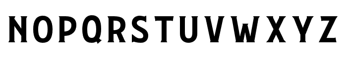 Bignord Regular Font UPPERCASE