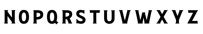 Bignord Regular Font LOWERCASE