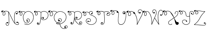 BigolaRose Font UPPERCASE