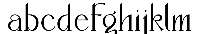 Bigrock Font LOWERCASE