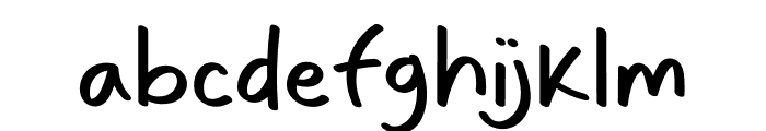 Bigshing Font LOWERCASE